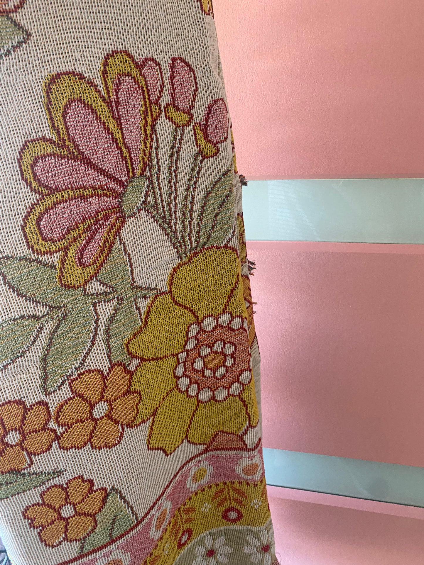 Woven Double Sided Blanket - Bright Floral