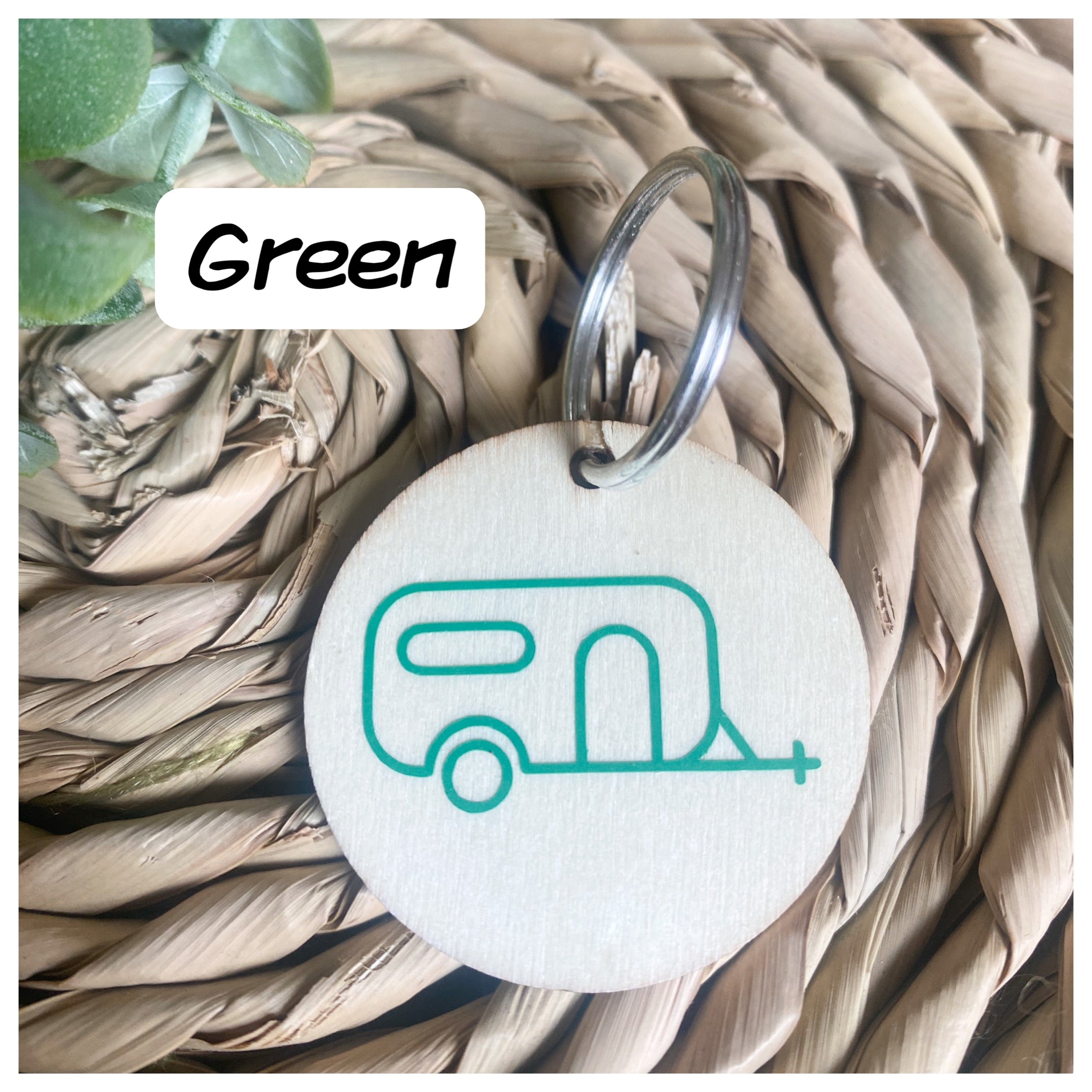 Caravan Wooden Keyrings – Flo & Co Trading
